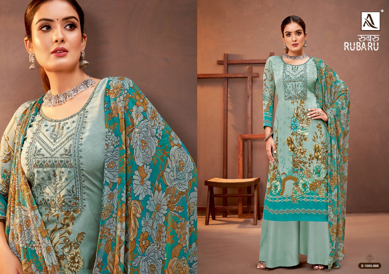 Alok Rubaru Fancy Wear Designer Wholesale Dress Material Collection